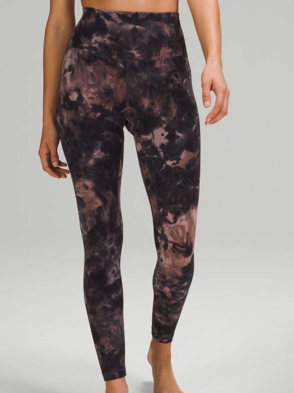 Lululemon Align Pant Leggings Women’s Size 6 Diamond Dye Graphite Gray Pink Gym